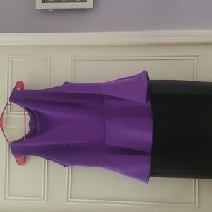 Purple and Black dress